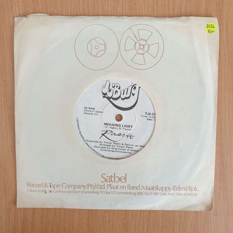 Rabbitt  Morning Light - Vinyl 7" Record (VG+)