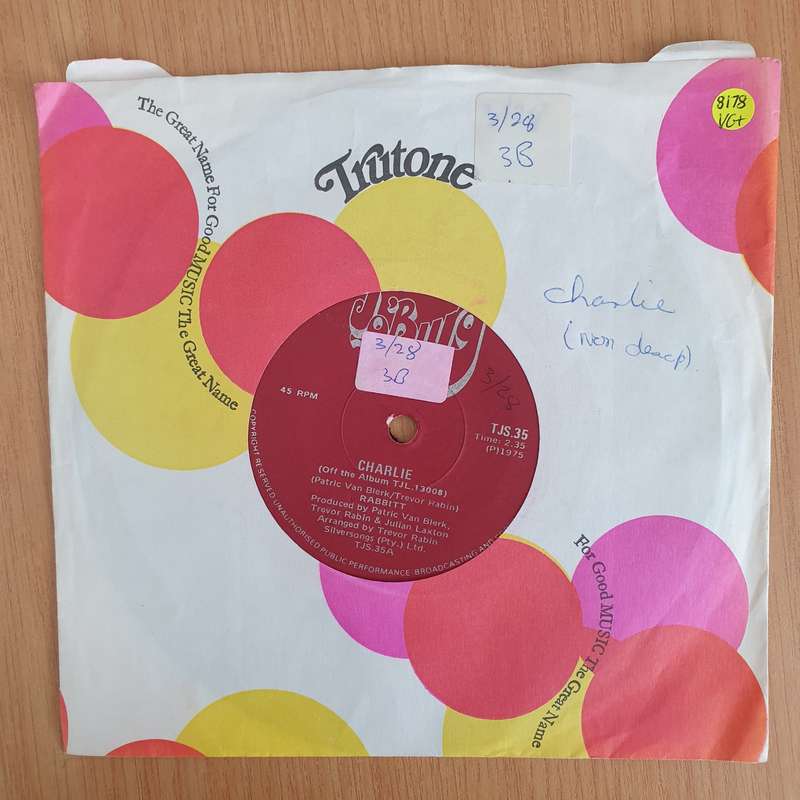 Rabbitt  Charlie - Vinyl 7" Record  (VG+)