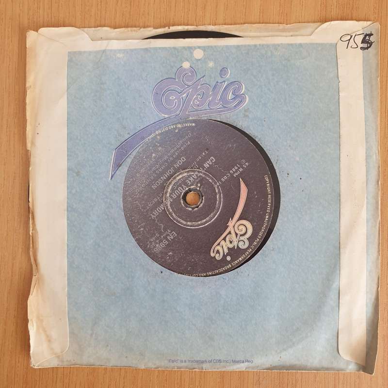 Don Johnson  Heart Beat   - Vinyl 7" Record (VG+)