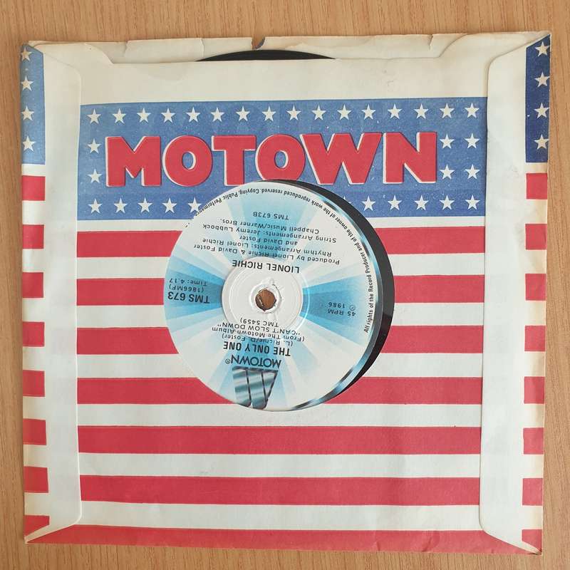 Lionel Richie  Love Will Conquer All  - Vinyl 7" Record (VG+)