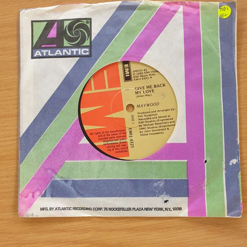 Maywood  Give Me Back My Love - Vinyl 7" Record  (VG+)