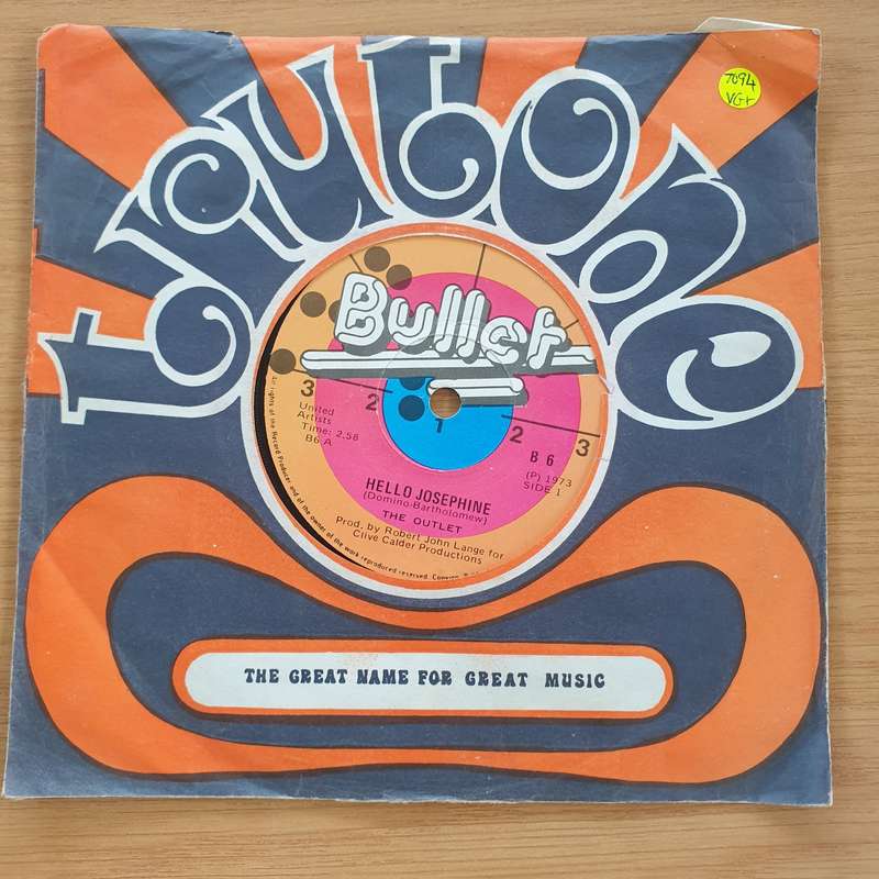 The Outlet - Hello Josephine - Vinyl 7" Record - Very-Good+ Quality (VG+)