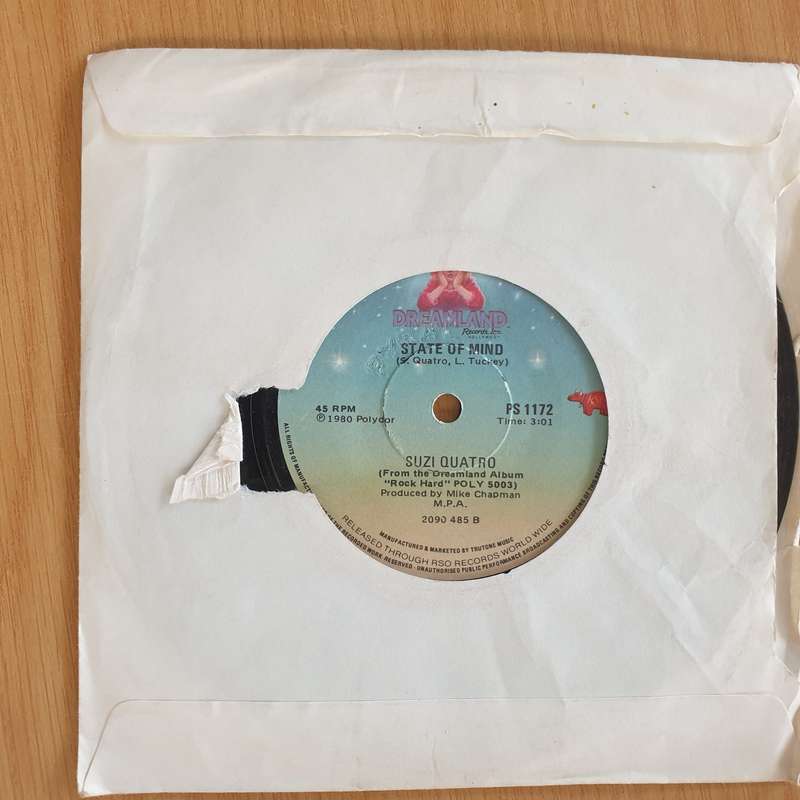 Suzi Quatro  Rock Hard - Vinyl 7" Record  (VG+)