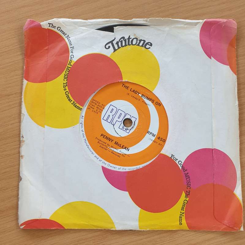 Penny McLean  Lady Bump  - Vinyl 7" Record  (VG+)
