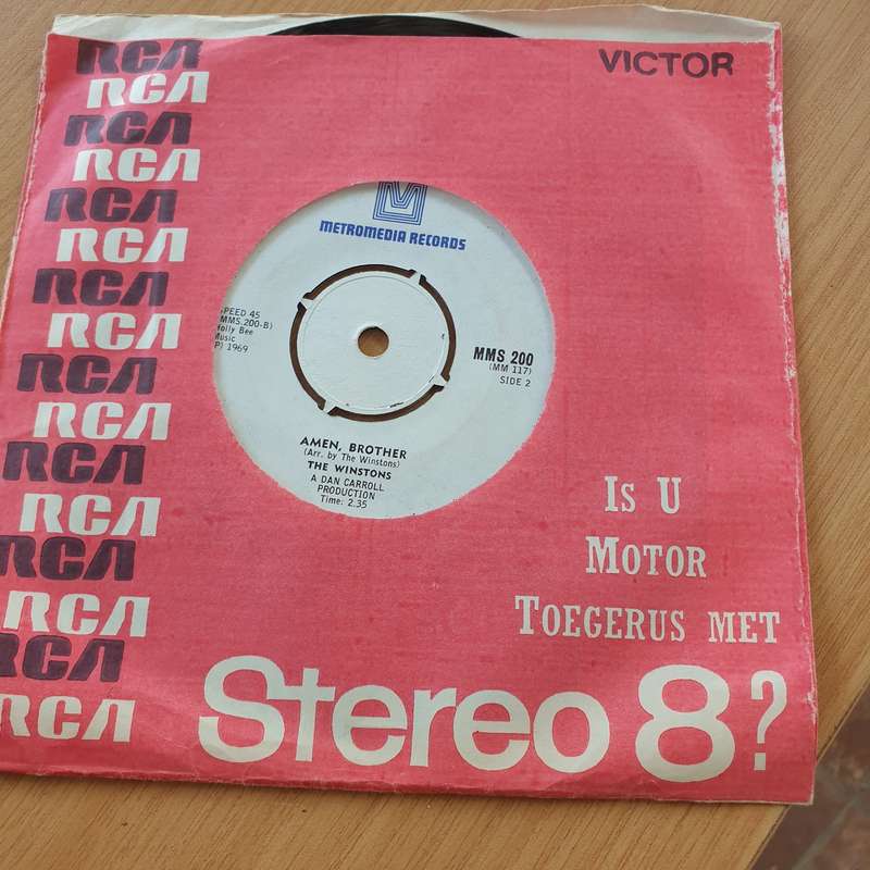 The Winstons  Color Him Father / Amen, Brother - Vinyl 7" Record  (VG+) (D)