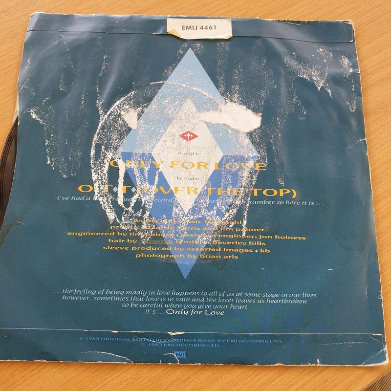 Limahl  Only For Love - Vinyl 7" Record  (VG+)