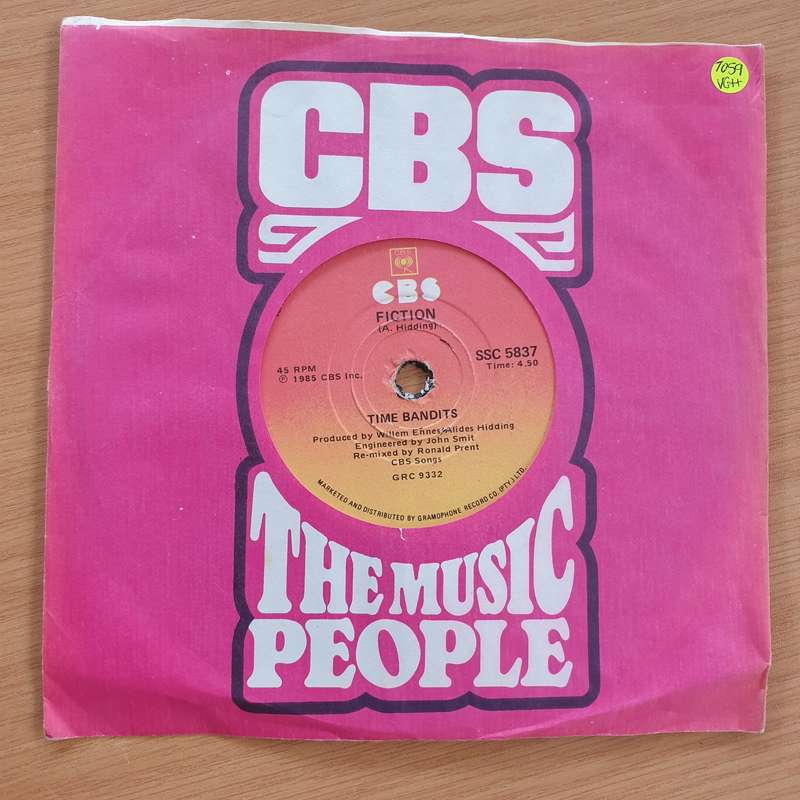 Time Bandits  Fiction - Vinyl 7" Record  (VG+)