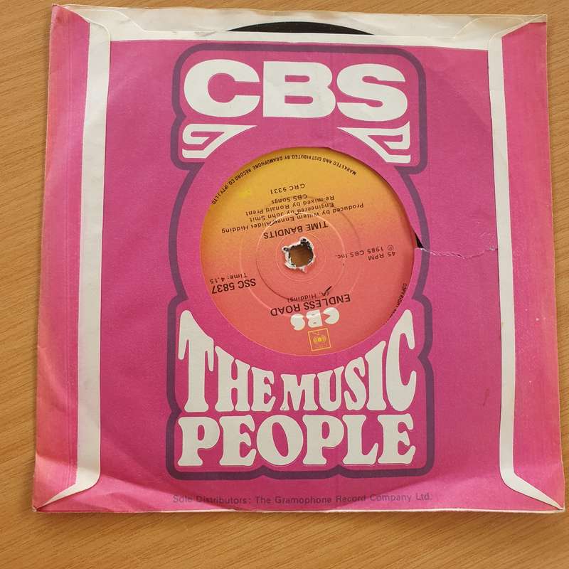 Time Bandits  Fiction - Vinyl 7" Record  (VG+)