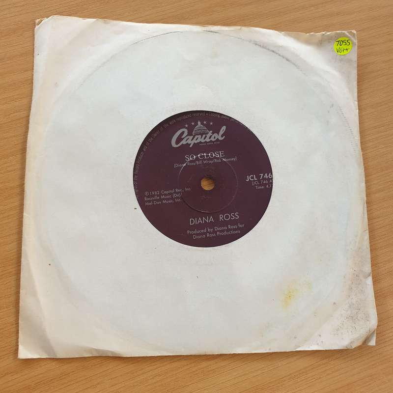 Diana Ross  So Close / Fool For Your Love - Vinyl 7" Record  (VG+)