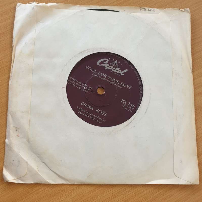 Diana Ross  So Close / Fool For Your Love - Vinyl 7" Record  (VG+)