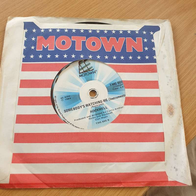 Rockwell  Somebody's Watching Me  - Vinyl 7" Record  (VG+)