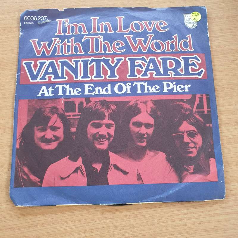 Vanity Fare  I'm In Love With The World  - Vinyl 7" Record  (VG)
