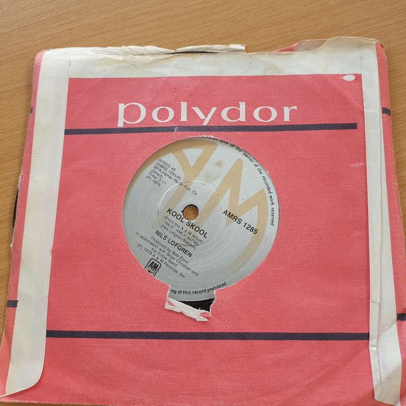 Nils Lofgren  Shine Silently - Vinyl 7" Record  (VG+)