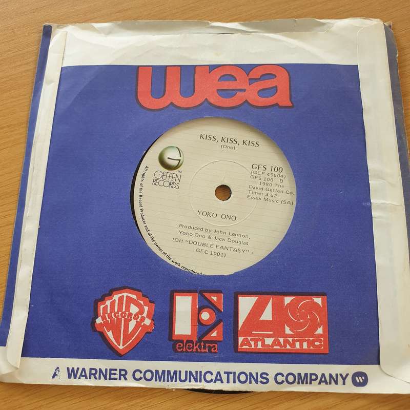 John Lennon  (Just Like) Starting Over - Vinyl 7" Record  (VG+)