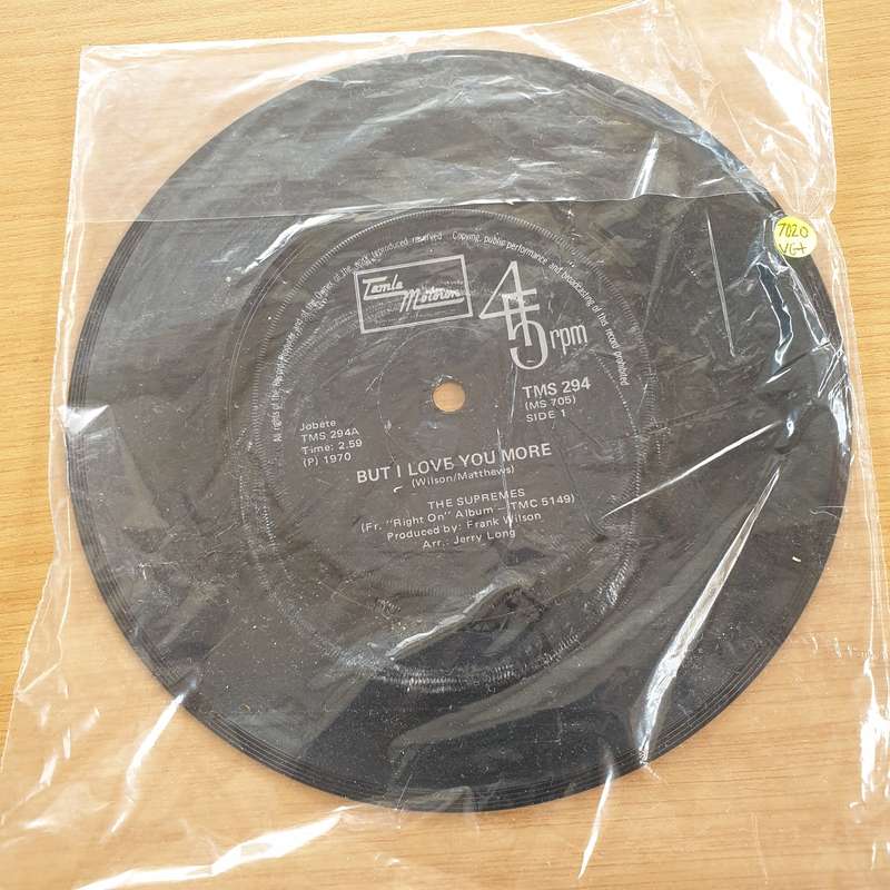 The Supremes  Everybody's Got The Right To Love - Vinyl 7" Record  (VG+)