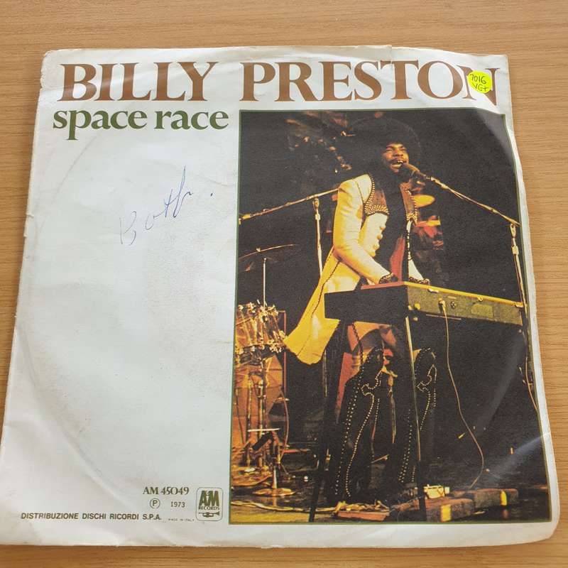 Billy Preston  Space Race - Vinyl 7" Record  (VG+)