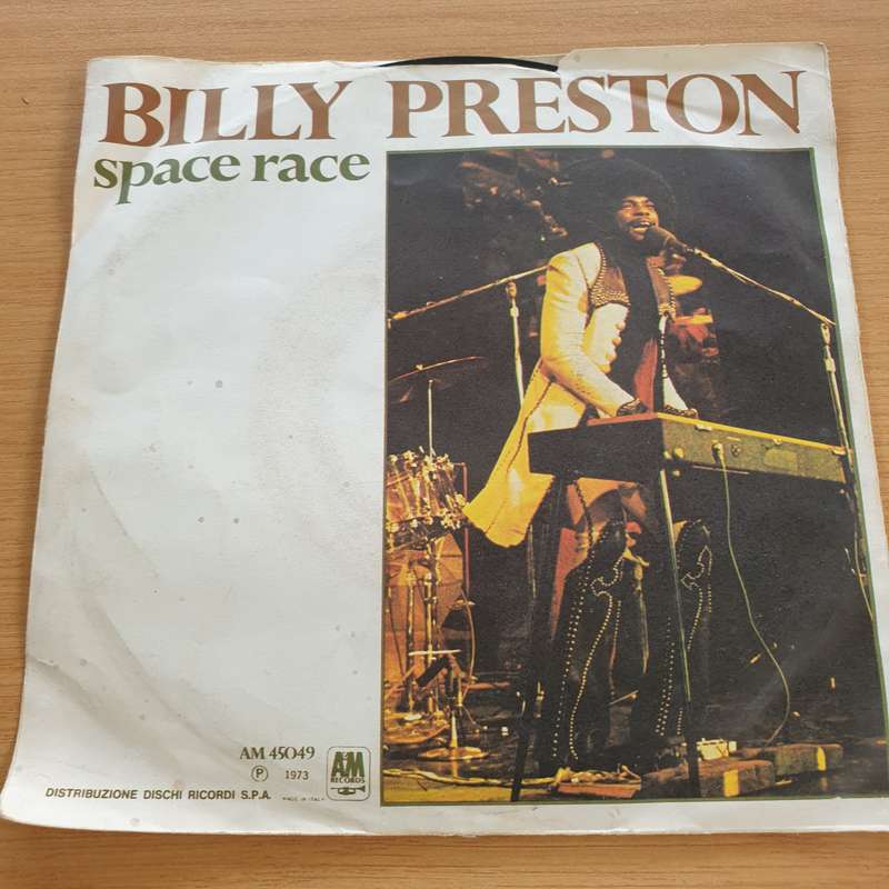 Billy Preston  Space Race - Vinyl 7" Record  (VG+)