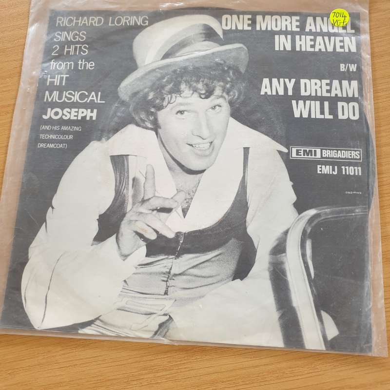 Richard Loring  One More Angel In Heaven / Any Dream Will Do - Vinyl 7" Record  (VG+)