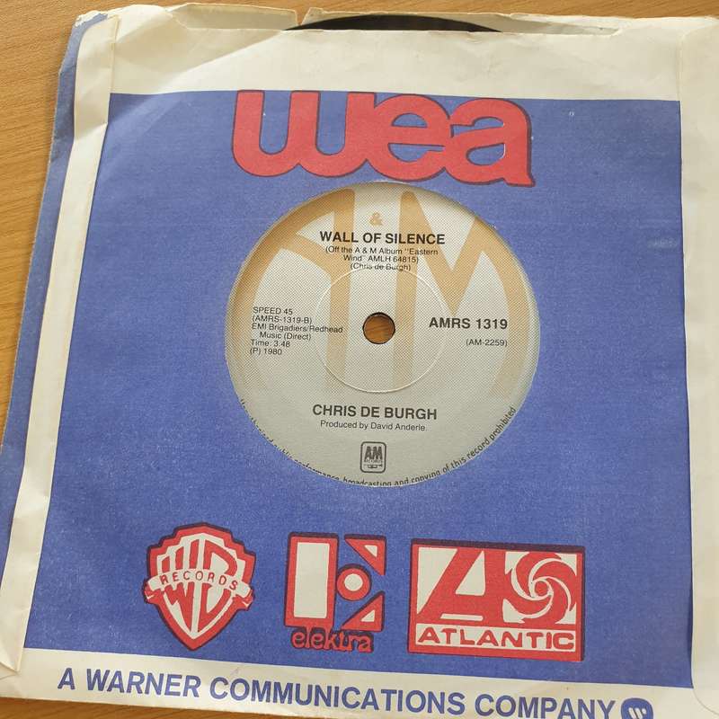 Chris De Burgh  The Traveller  - Vinyl 7" Record  (VG+)