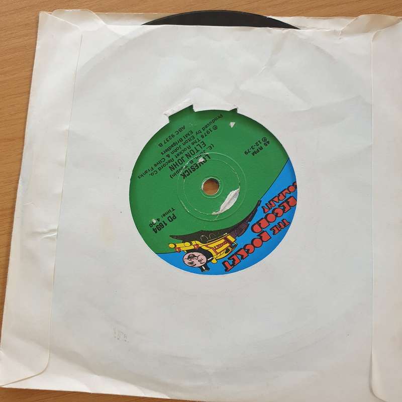 Elton John  Song For Guy   - Vinyl 7" Record  (VG+)