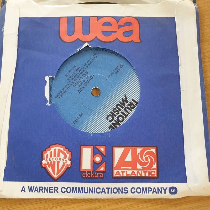 Ballyhoo  Man On The Moon  - Vinyl 7" Record  (VG+)