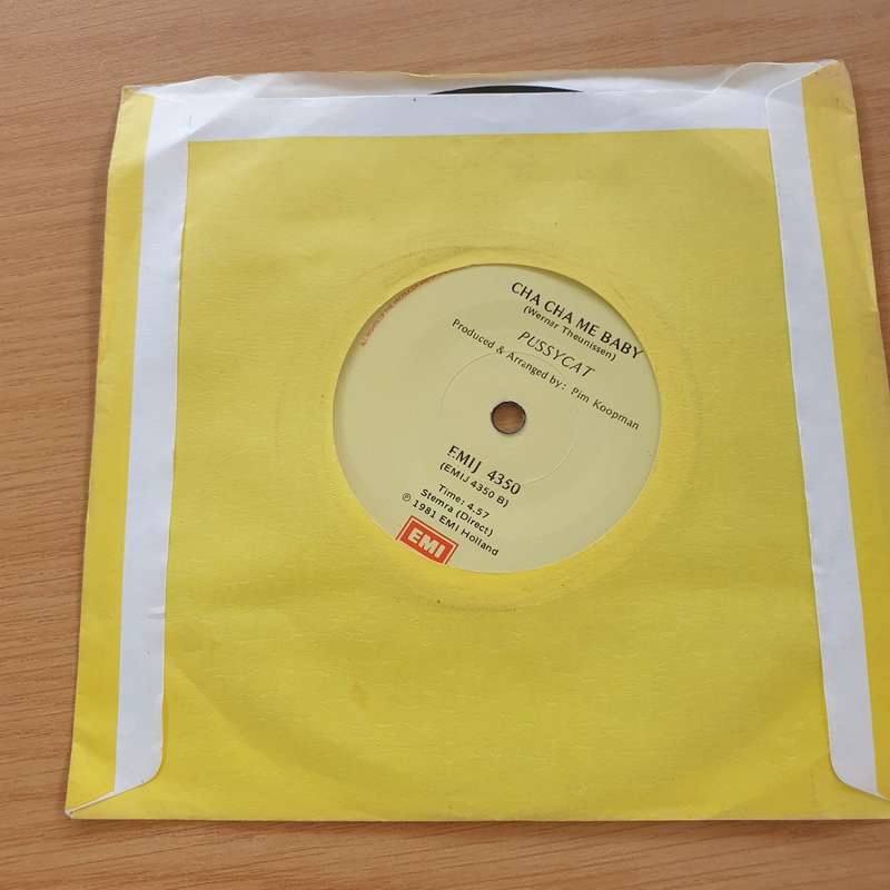 Pussycat   Then The Music Stopped / Cha Cha Me Baby - Vinyl 7" Record  (VG+)