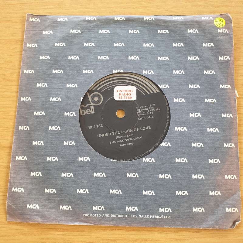 Showaddywaddy  Under The Moon Of Love - Vinyl 7" Record  (VG+)