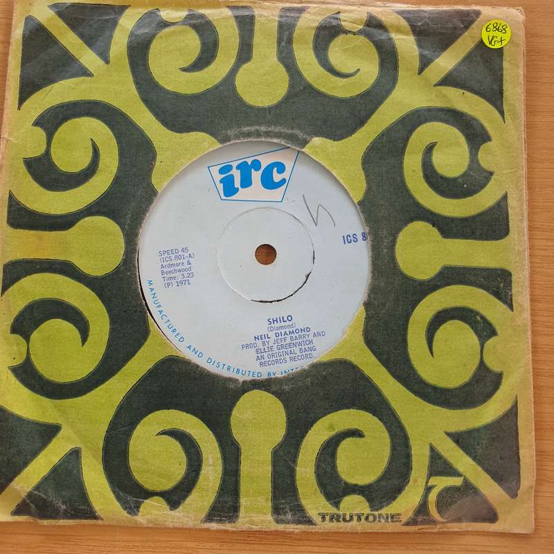 Neil Diamond  Shilo - Vinyl 7" Record  (VG+)
