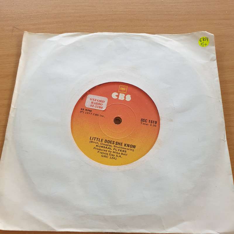 Kursaal Flyers  Little Does She Know - Vinyl 7" Record  (VG+)