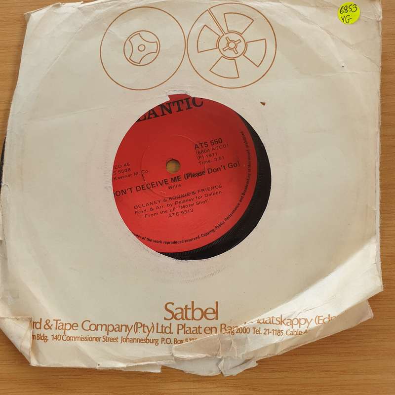 Delaney & Bonnie & Friends  Never Ending Song Of Love / Don't Deceive Me (Please Don't Go) - V...