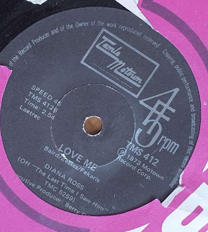 Diana Ross  Behind Closed Doors - Vinyl 7" Record  (VG+)