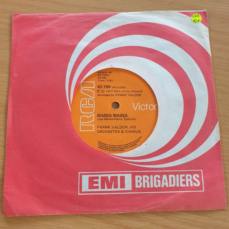 Frank Valdor, His Orchestra & Chorus  Massa Massa / Macaquiñho - Vinyl 7" Record  (VG+)