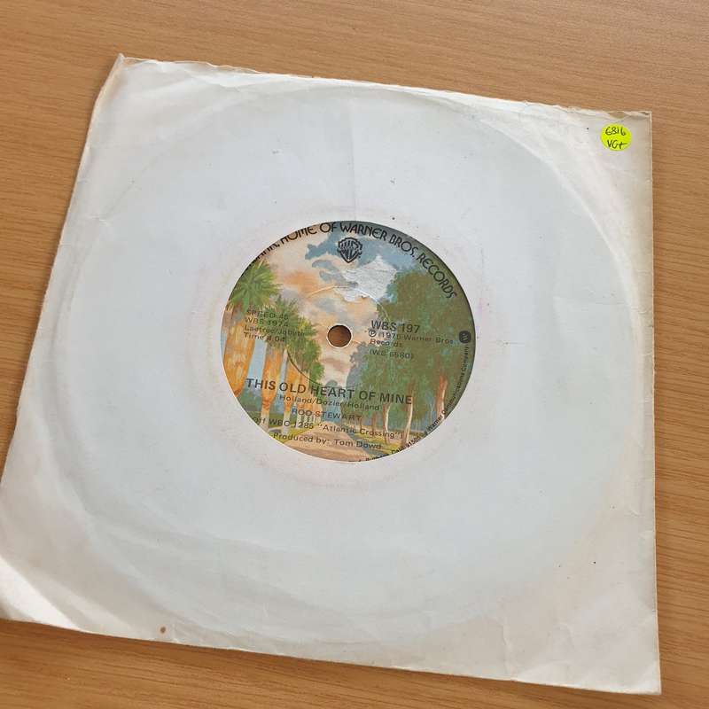 Rod Stewart  This Old Heart Of Mine - Vinyl 7" Record  (VG+)