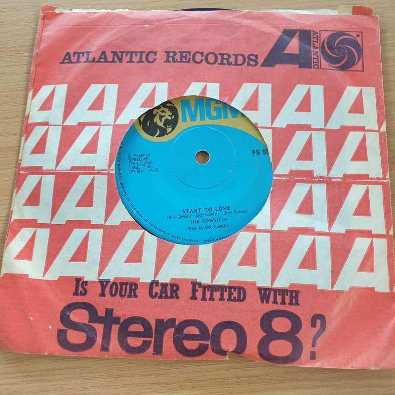 The Cowsills  II X II  - Vinyl 7" Record  (VG)