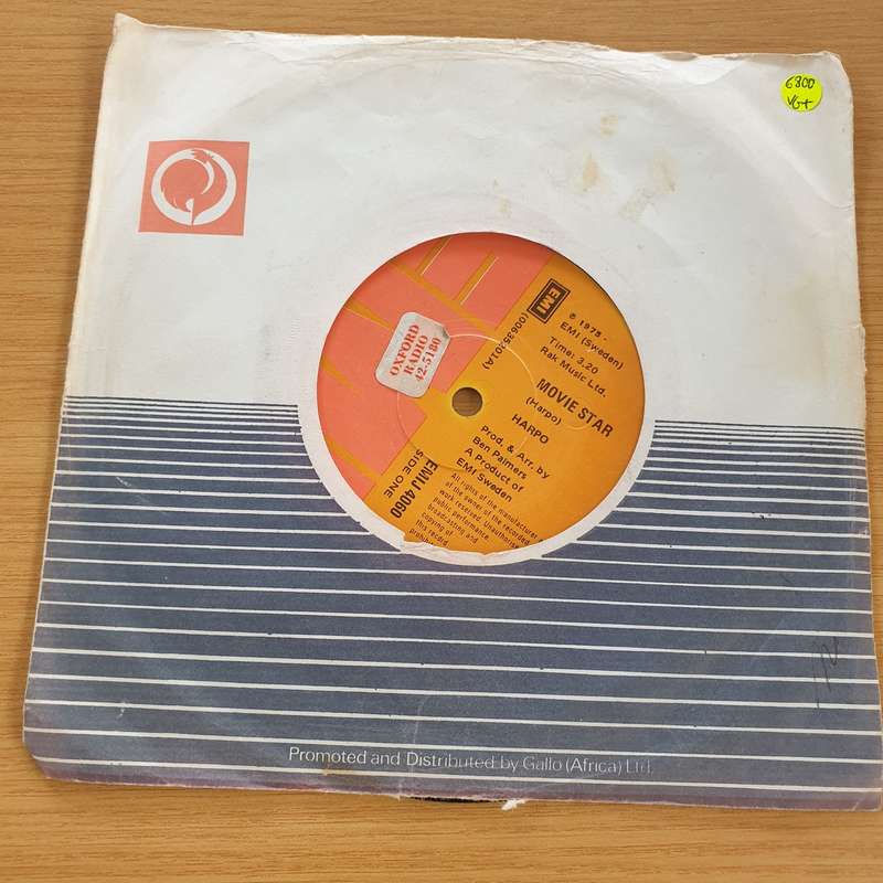 Harpo  Moviestar - Vinyl 7" Record (VG+)