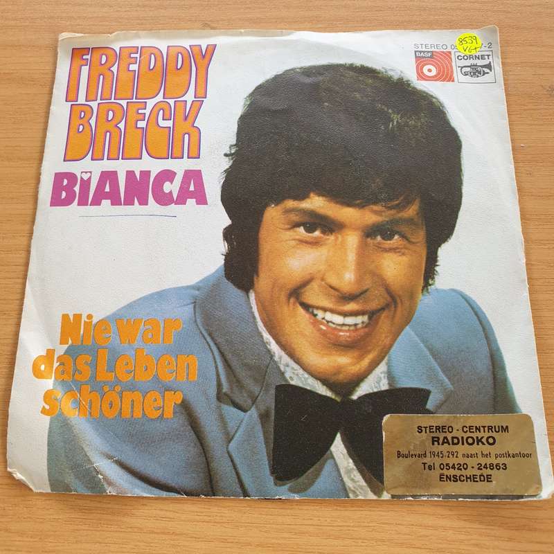 Freddy Breck  Bianca - Vinyl 7" Record (VG+)