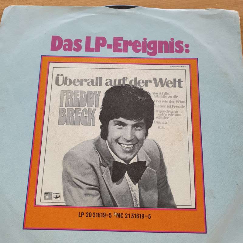 Freddy Breck  Bianca - Vinyl 7" Record (VG+)