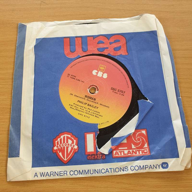 Philip Bailey Duet With Phil Collins  Easy Lover - Vinyl 7" Record (VG+)