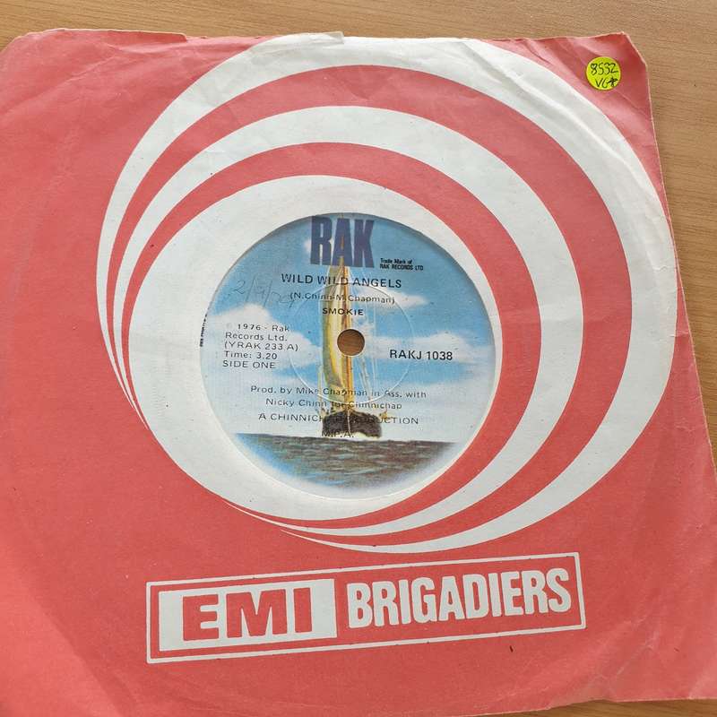Smokie  Wild Wild Angels - Vinyl 7" Record (VG+)