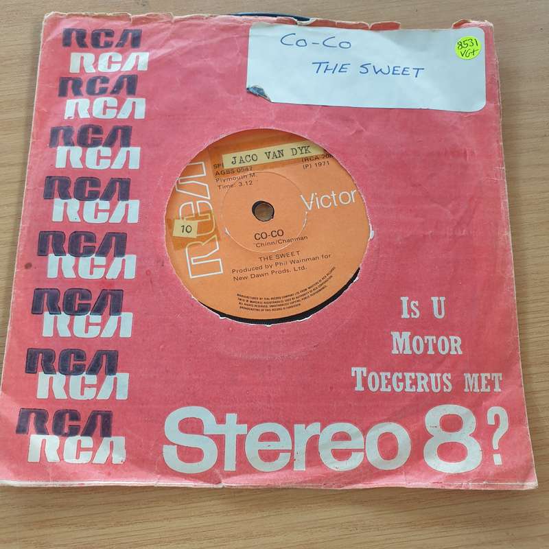 The Sweet  Co-Co  - Vinyl 7" Record (VG+)
