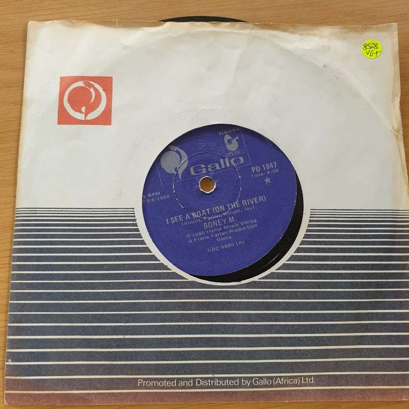 Boney M.  I See A Boat (On The River) / My Friend Jack   - Vinyl 7" Record (VG+)