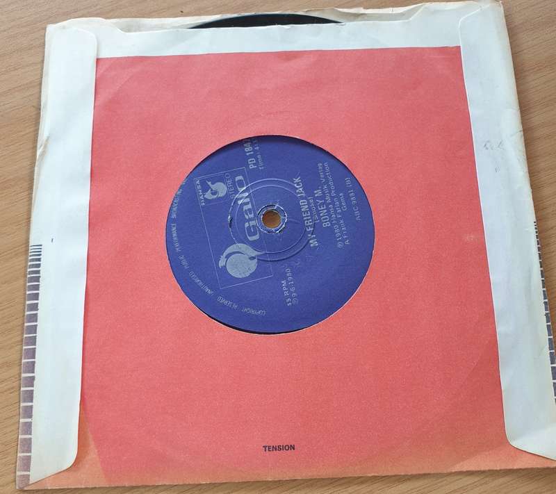 Boney M.  I See A Boat (On The River) / My Friend Jack   - Vinyl 7" Record (VG+)