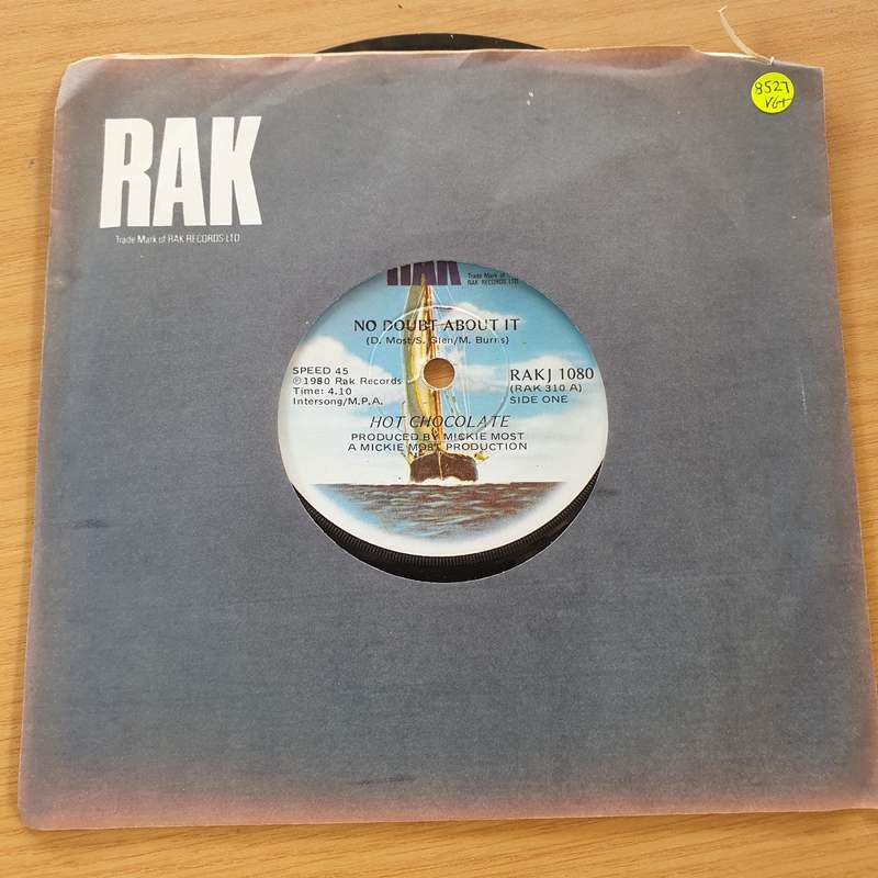 Hot Chocolate  No Doubt About It   - Vinyl 7" Record (VG+)