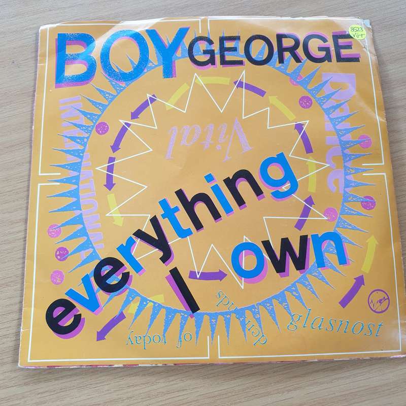 Boy George  Everything I Own  - Vinyl 7" Record (VG+)