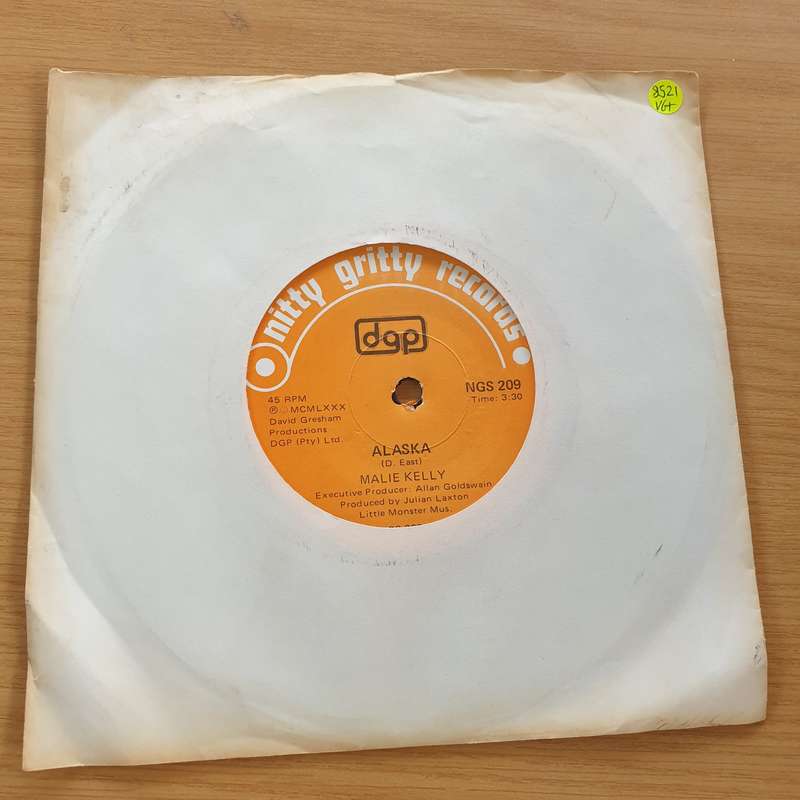 Malie Kelly  Alaska  - Vinyl 7" Record (VG+)