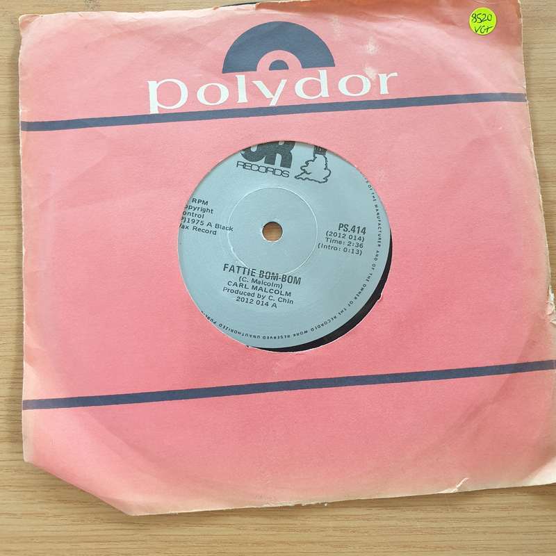 Carl Malcolm / Skin, Flesh & Bones  Fattie Bum-Bum / Bum-Bum Situation  - Vinyl 7" Record (VG+)