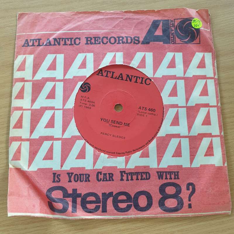 Percy Sledge  You Send Me / Come Softly To Me  - Vinyl 7" Record (VG+)