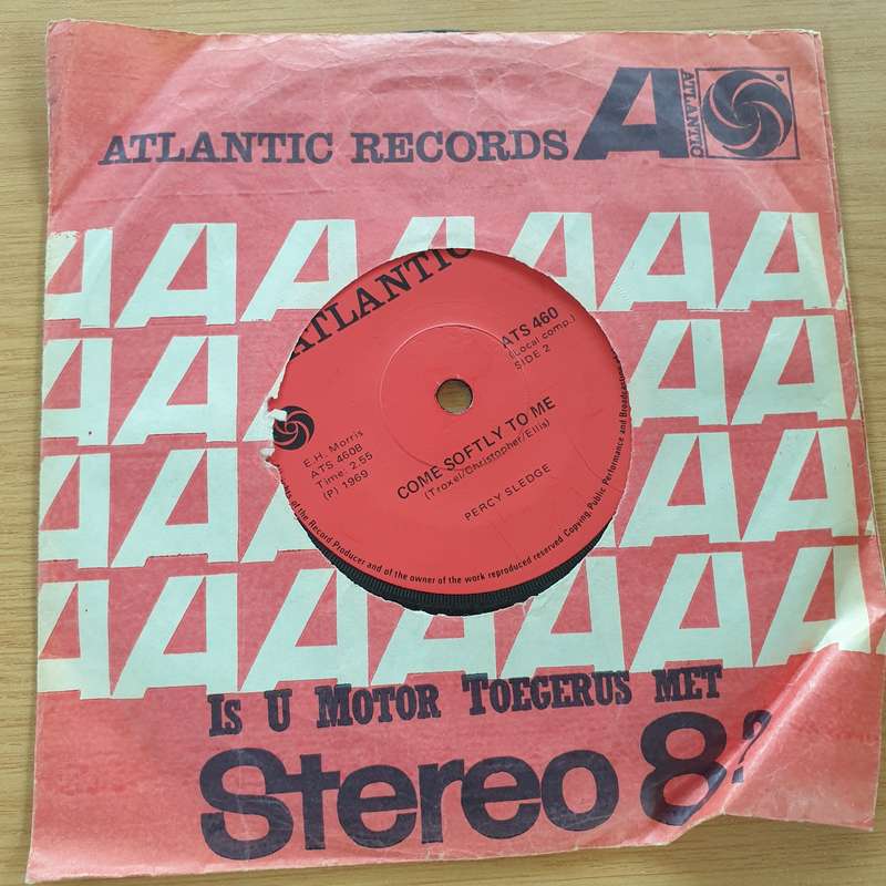 Percy Sledge  You Send Me / Come Softly To Me  - Vinyl 7" Record (VG+)