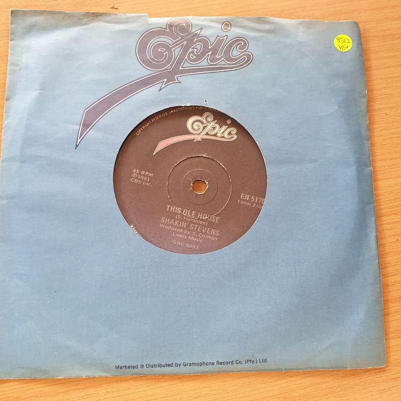 Shakin' Stevens  This Ole House - Vinyl 7" Record (VG+)