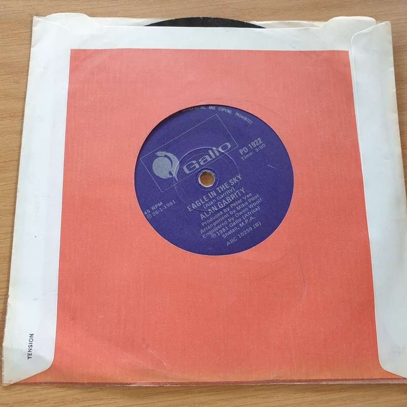 Alan Garrity  Santa Maria  - Vinyl 7" Record (VG+)